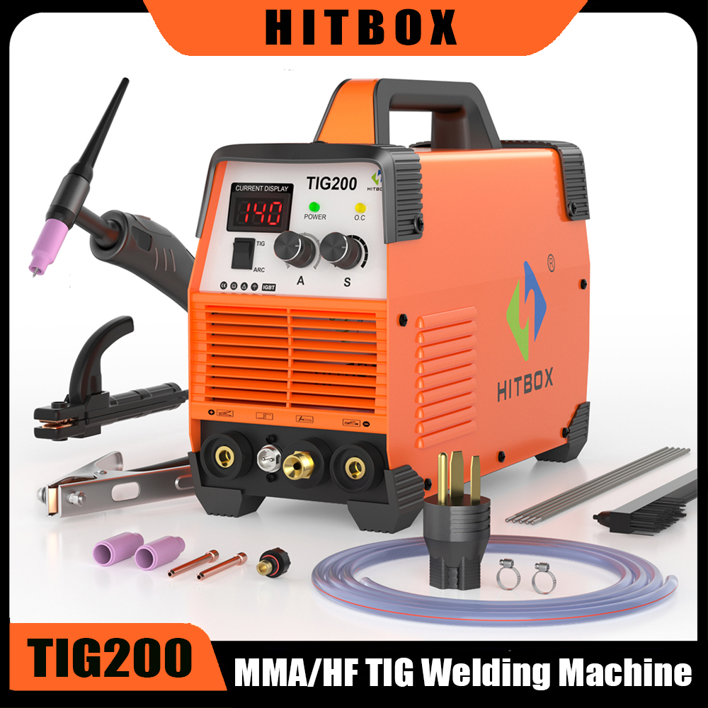 Tig Welder Machine - HITBOX TIG200 2 in 1 Welding