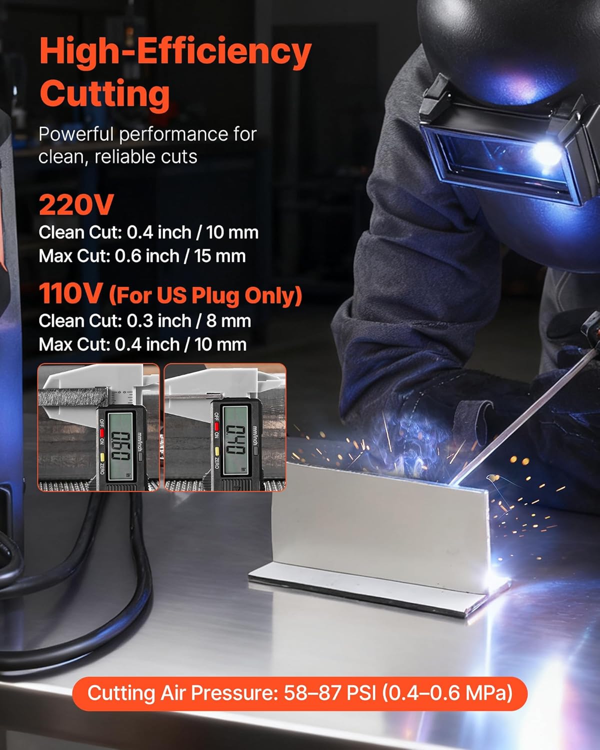 VEVOR 5-in-1 Plasma Cutter Wel - Tig Welder Machine のレビューと価格