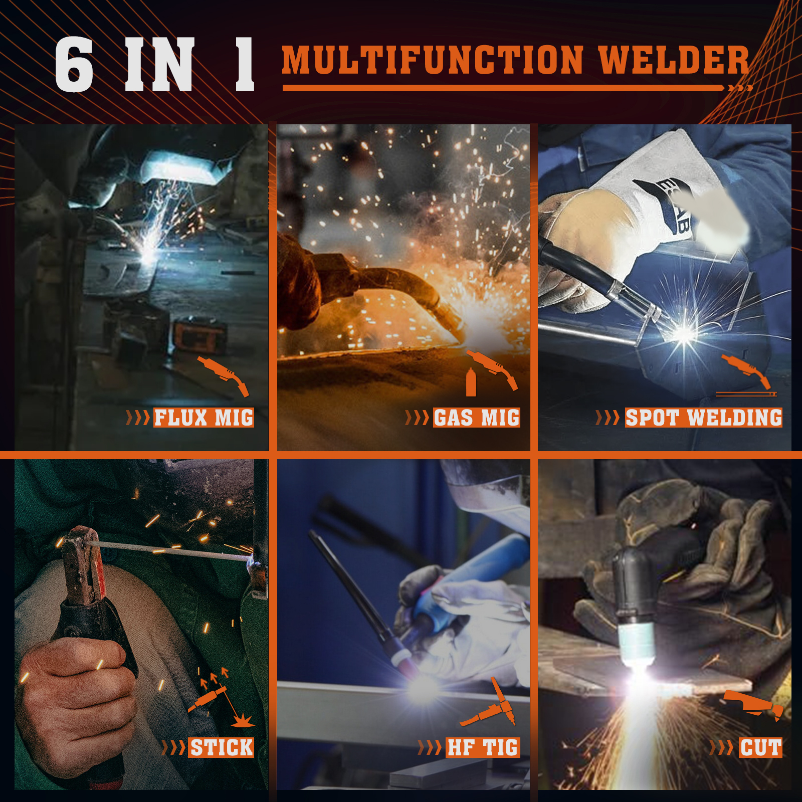 FEMEROL 200A 6-In-1 Multiproce - Tig Welder Machine のレビューと価格