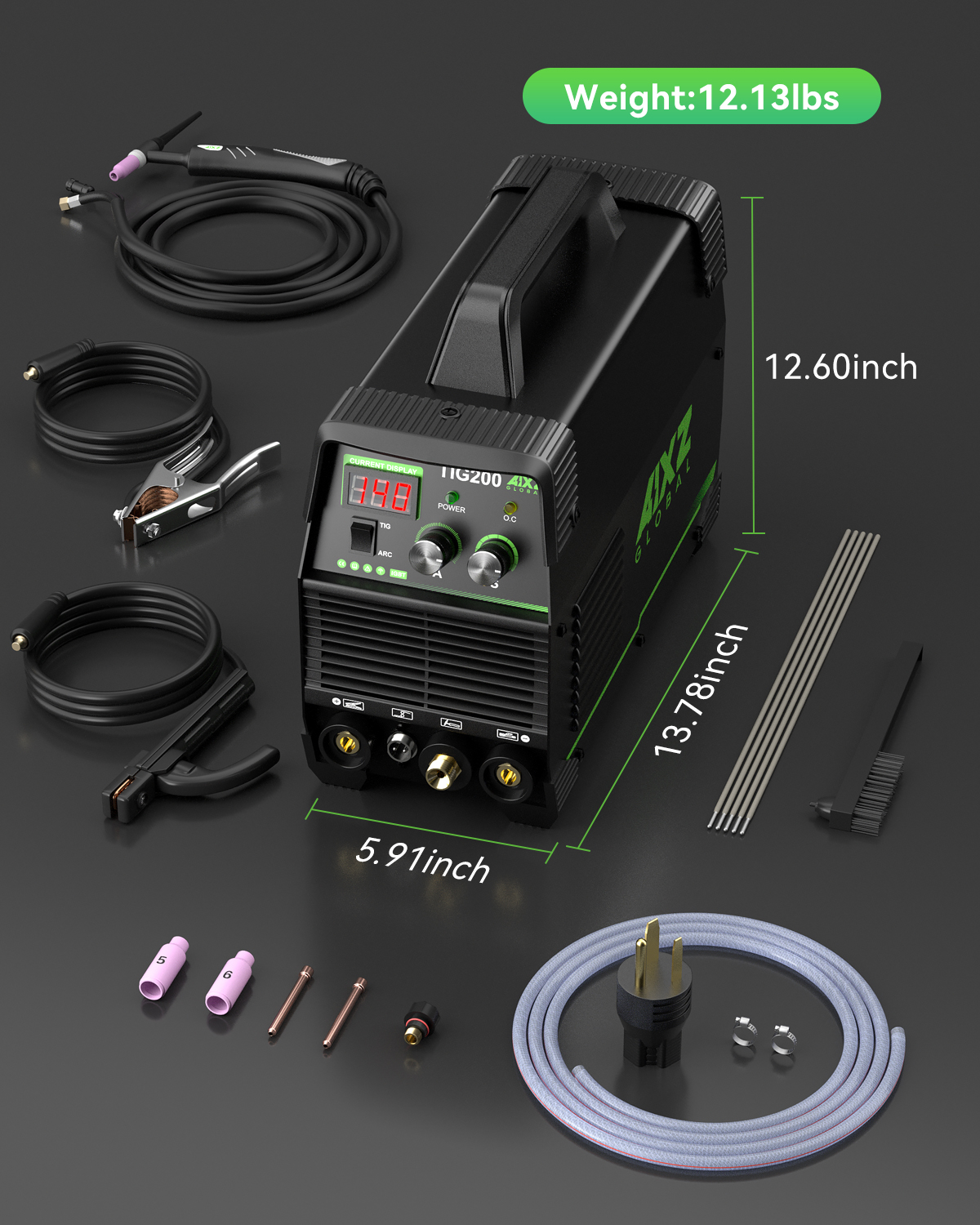 AIXZ TIG200 Dual Voltage 110V/ - Tig Welder Machine のレビューと価格
