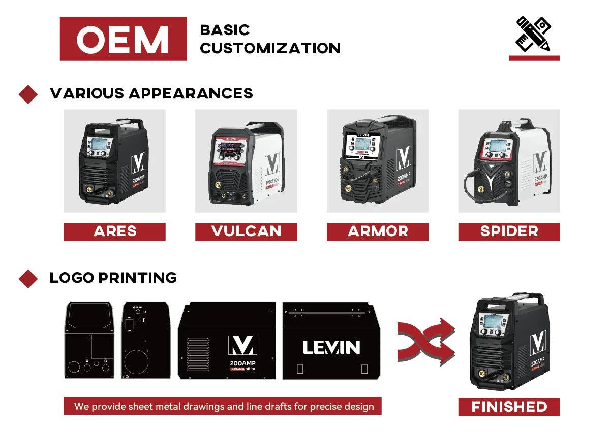 MSLEVIN OEM ODM XTRAMIG Synerg - Tig Welder Machine のレビューと価格