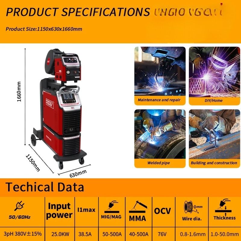 Industrial Double Pulsed 500am - Tig Welder Machine のレビューと価格