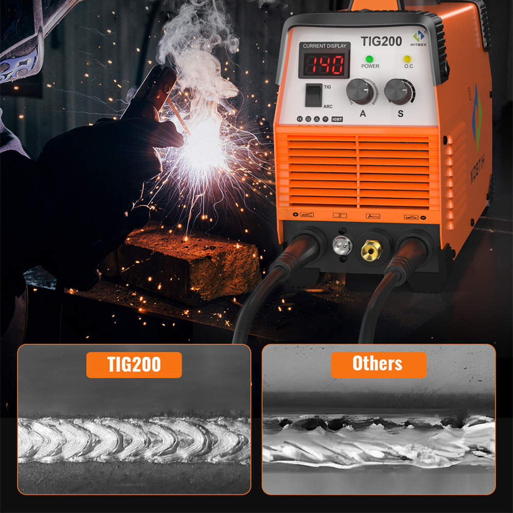 HITBOX TIG200 2 in 1 Welding M - Tig Welder Machine のレビューと価格