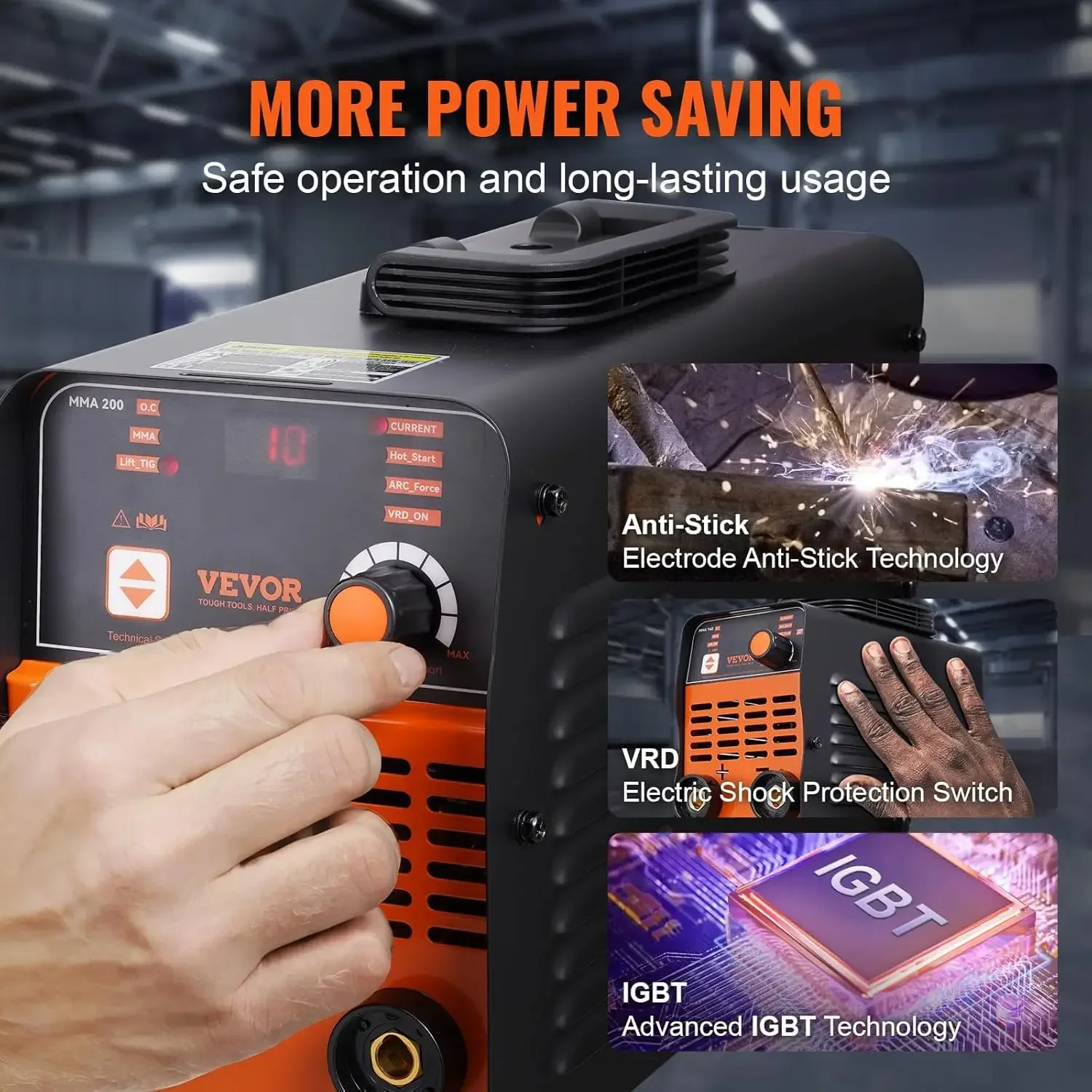 Stick Welder, 200Amp 2 in 1 AR - Tig Welder Machine のレビューと価格