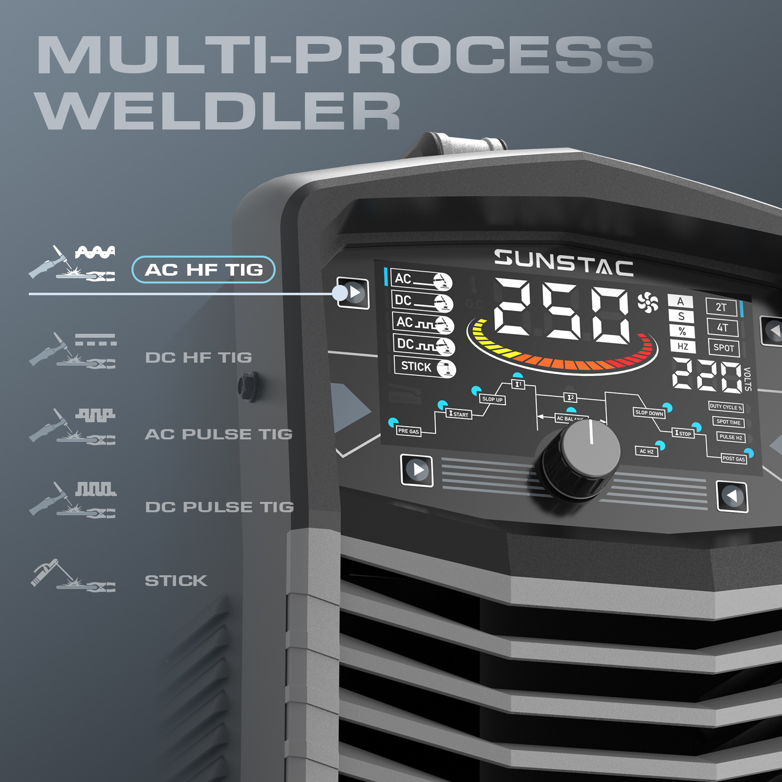 250A AC/DC Aluminum TIG Welder - Tig Welder Machine のレビューと価格