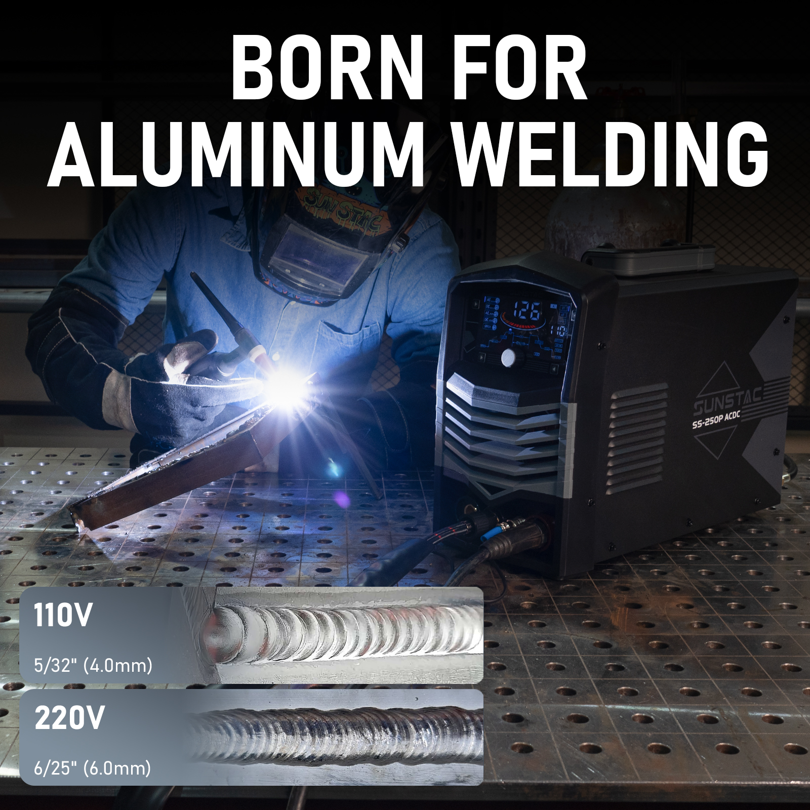 250A AC/DC Aluminum TIG Welder - Tig Welder Machine のレビューと価格