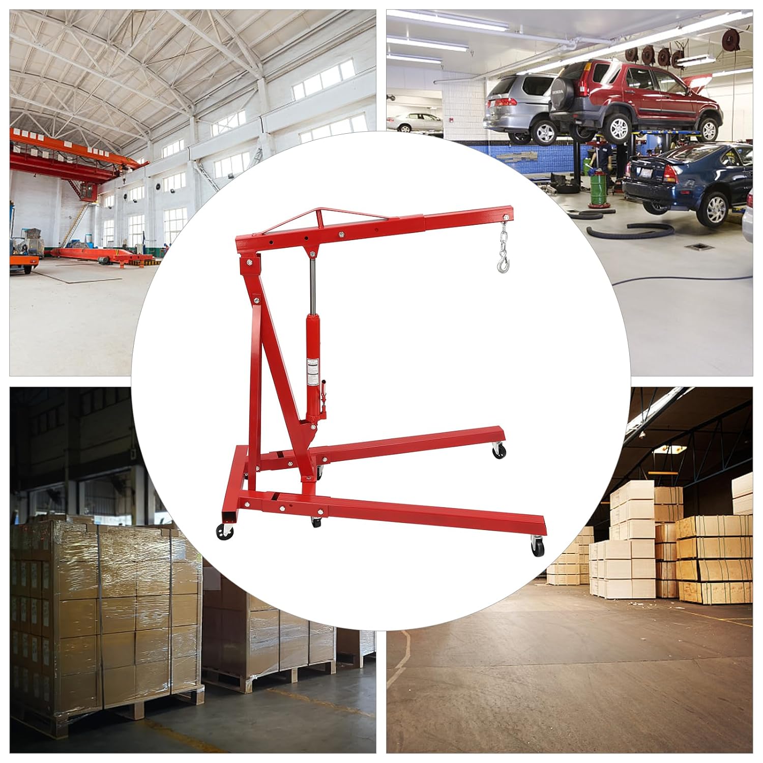 2 Ton Folding Engine Hoist Che - Engine Hoist Crane のレビューと価格