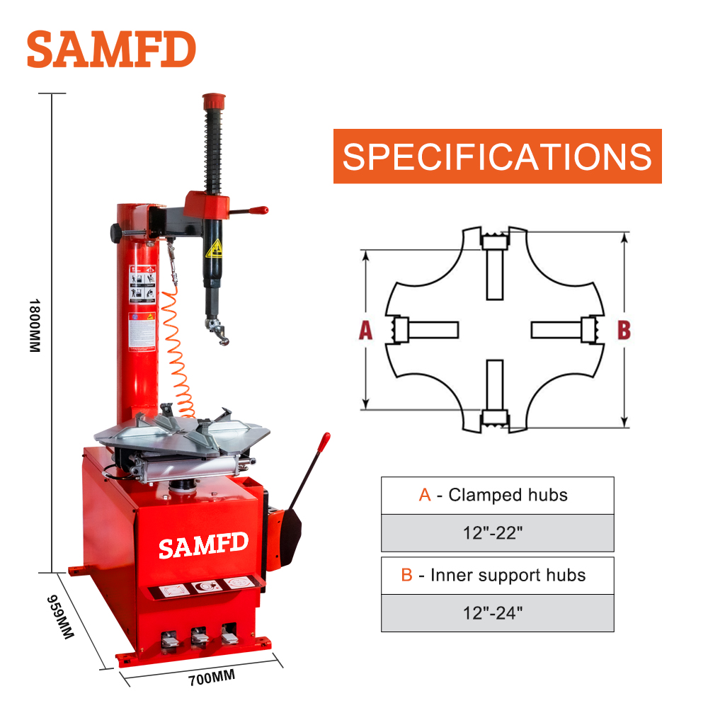 New Automatic Tyre Fitting Mac - Tire Changer Machine のレビューと価格