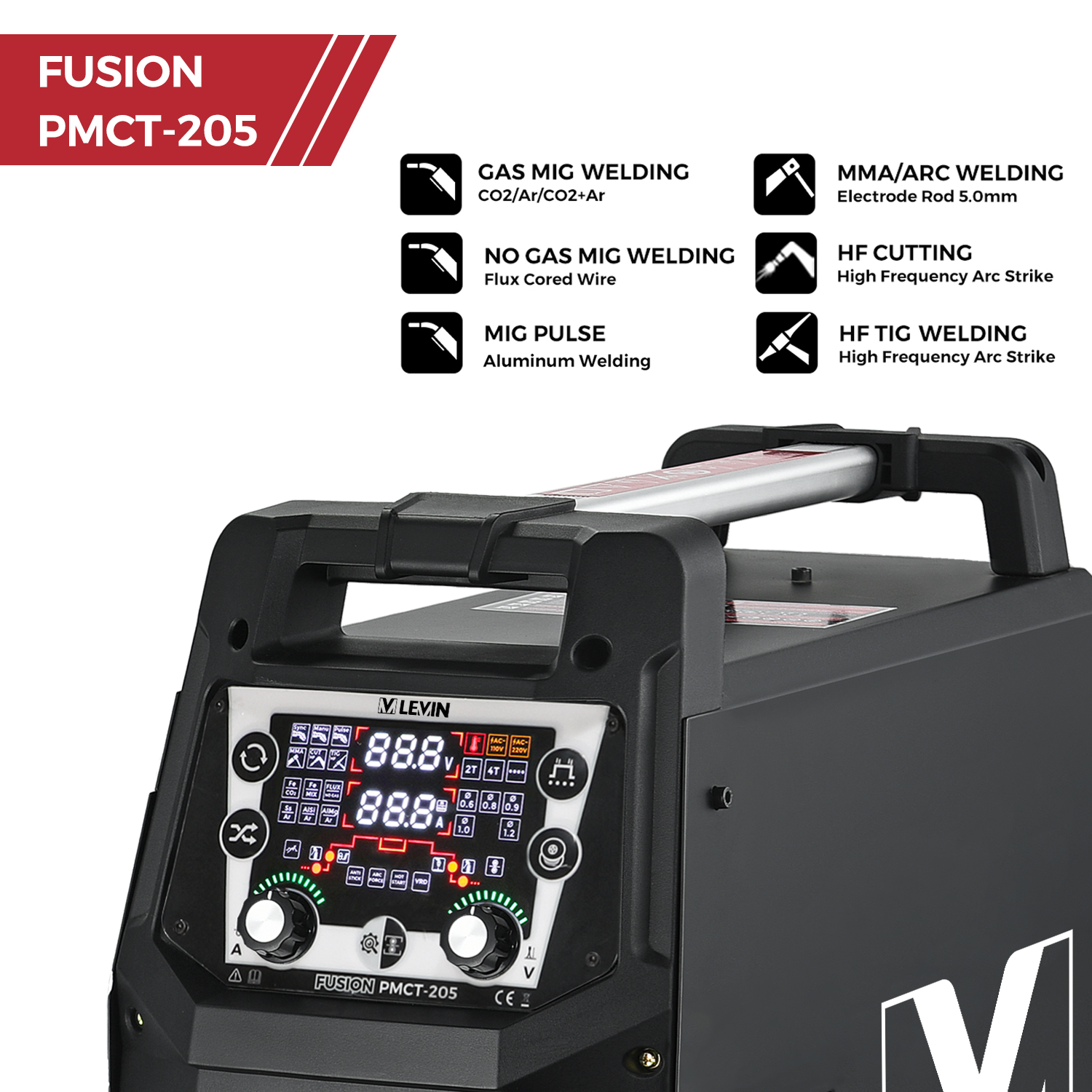 MSLEVIN 5 in 1 Multi Welder Mi - Tig Welder Machine のレビューと価格